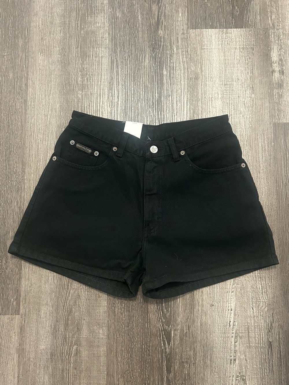 vintage mom style denim shorts